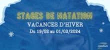 STAGES DE NATATION – VACANCES D’HIVER