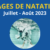 STAGES DE NATATION – JUILLET-AOUT 2023